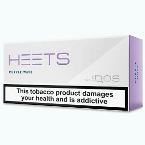 خرید و قیمت سیگار هیتس بنفش یا پرپل ویو Heets Purple Wave ارمنی ، عرب و اروپایی در طعم بلوبری و نعنا