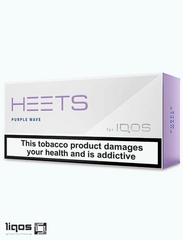 خرید و قیمت سیگار هیتس بنفش یا پرپل ویو Heets Purple Wave ارمنی ، عرب و اروپایی در طعم بلوبری و نعنا