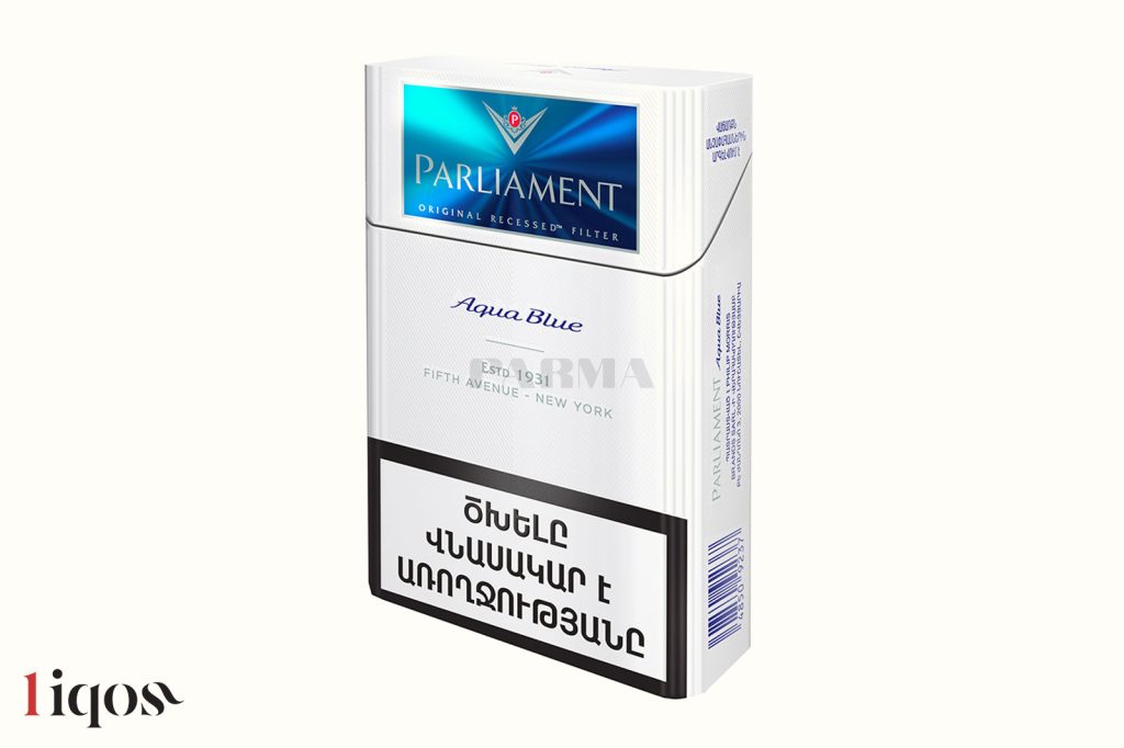 parliamen-aqua-Bluet-cigarette سیگار پارلمنت آبی